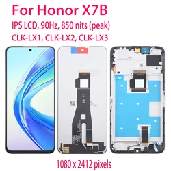 IPS 90HZ For Huawei Honor X7b CLK-LX1 CLK-LX2 CLK-LX3 LCD Display Touch Screen Digitizer Glass Pane