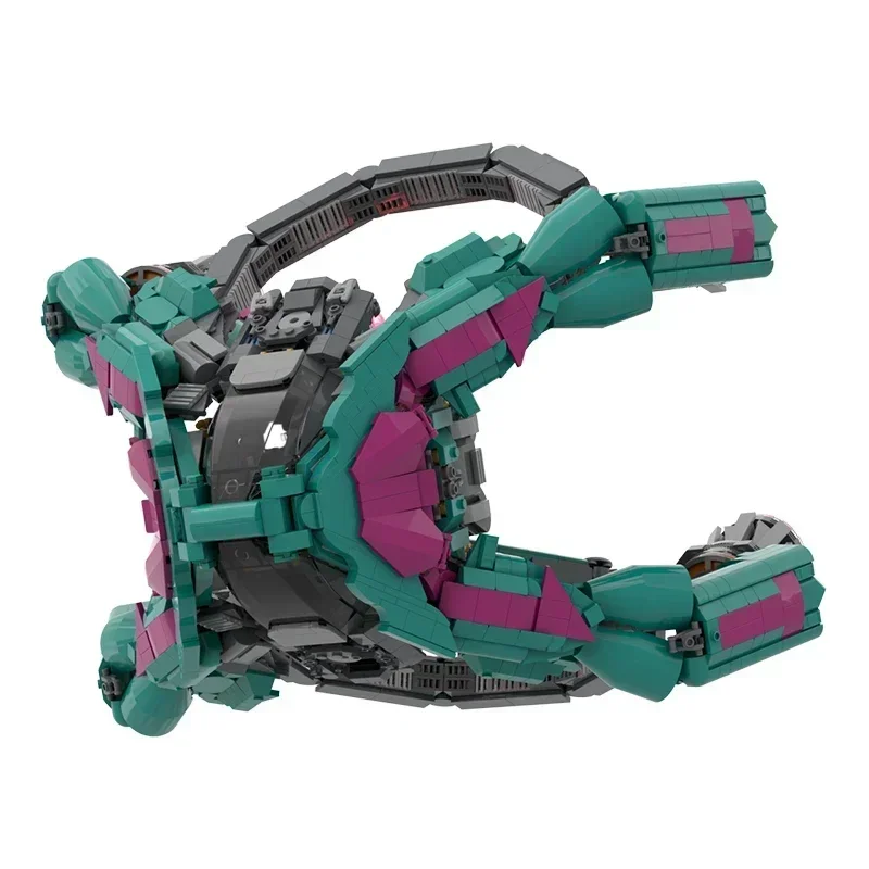 Militärmodell Moc Bausteine Galaxy 3 Guardian Raumschiff Technologie Modulare Blöcke Geschenke Weihnachtsspielzeug DIY Sets Montage