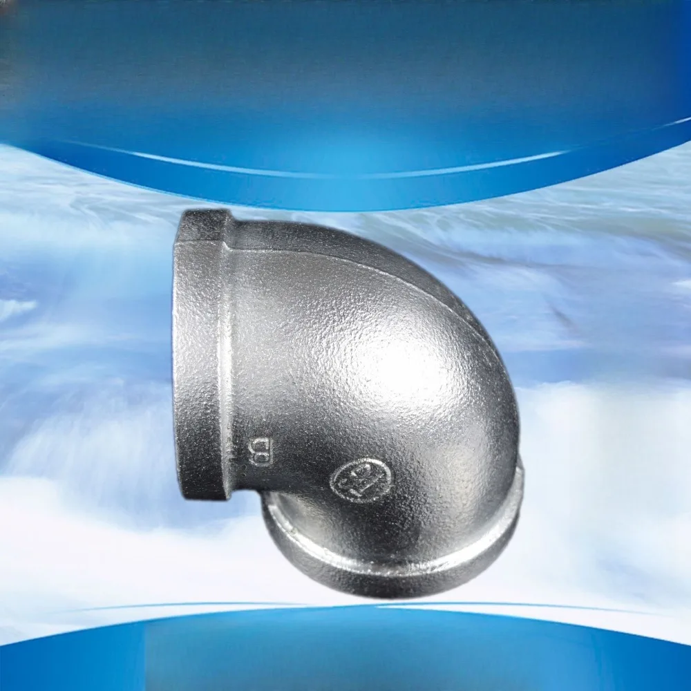 Iron Male Threaded Elbow Female Connector 45 Degree Elbow Connector 90 Cegree Pipe Connector DN15 DN20 DN25 DN32