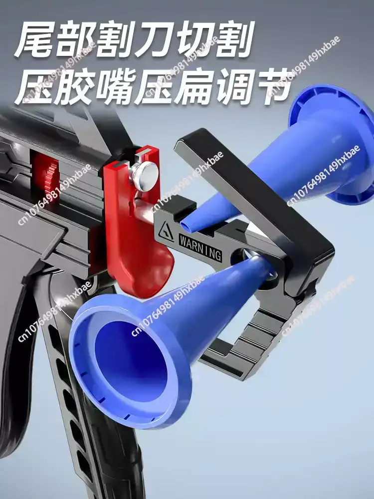 Glue Gun Finishing Tools Glue Seals for Doors and Windows Manual Caulking Gun Glass Corner Seam Filling Construction Hand Tools