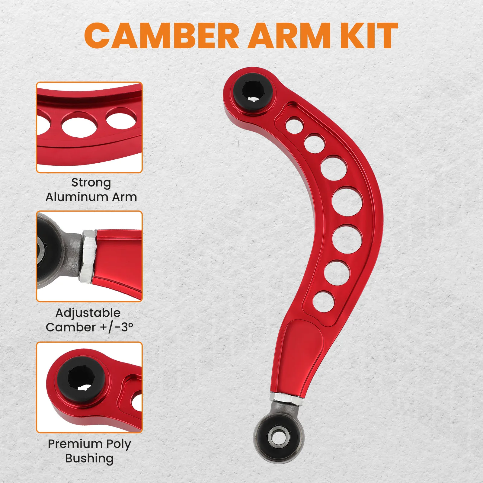 Rear Upper Suspension Camber Control Arm Kit For Honda Civic 1.8L 2006-2014 2015