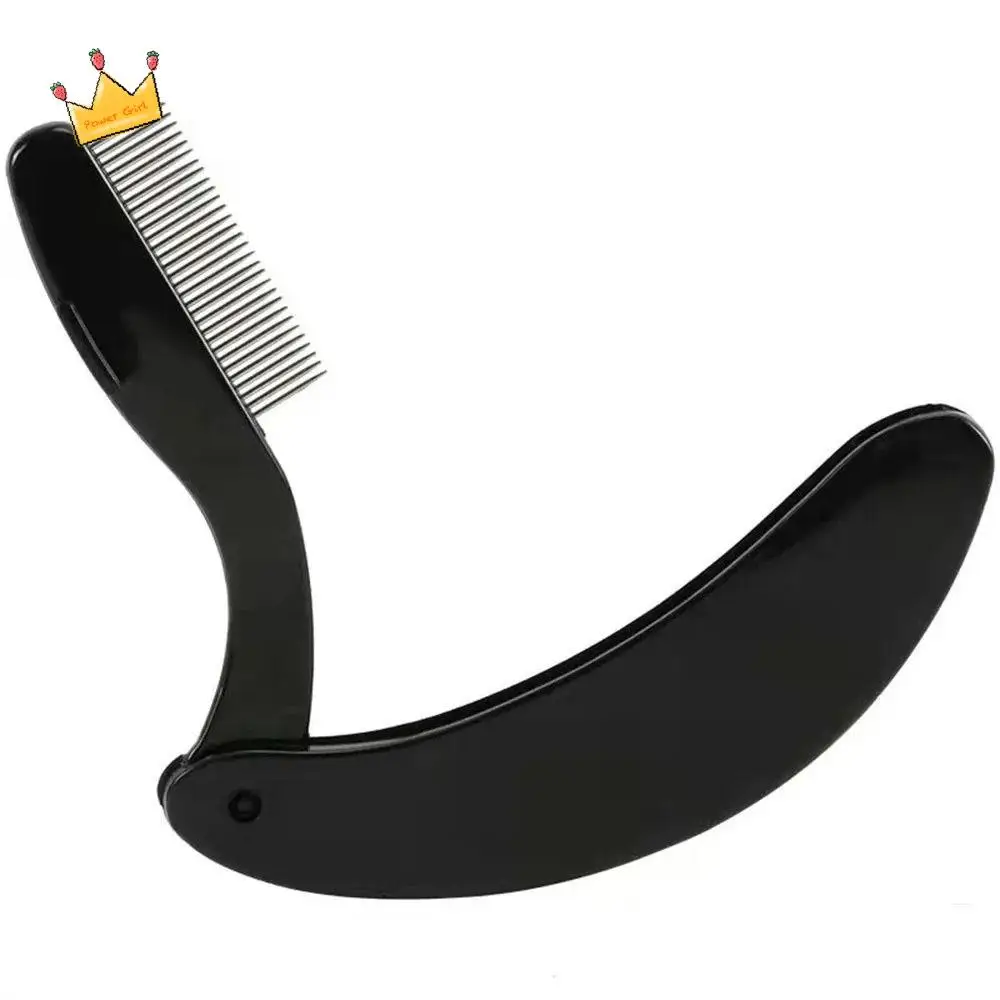 

Multi Function Teeth Eyelash Brush Foldable Ultra-fine Metal Eyebrow Brush Extension Stainless Steel Steel Eyebrow Comb Make Up
