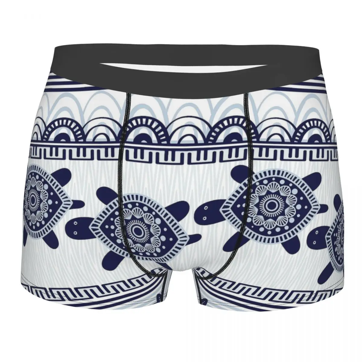 Totem Turtles Animals of The Sea Clever Gentle Free And Happy Underpants Homme Panties Man Underwear Print Shorts Boxer Briefs