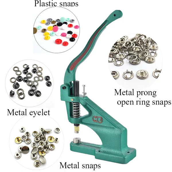 

High Efficiency Plastic/metal Snap Button Machine Punching Machines KAM Snap Button Hand Press Machine