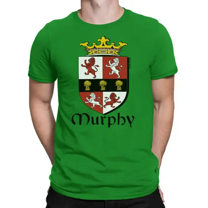 MURPHY COAT OF ARMS Men's Organic ECO T-Shirt, Ireland St Patrick Day