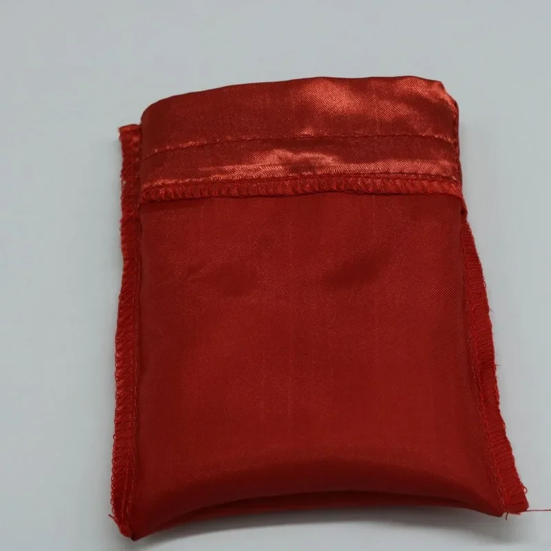 شعار مخصص حقيبة التعبئة والتغليف الساتان عذراء الشعر الملابس تخزين المنزل خرز للمجوهرات كيس التغليف الأحمر 50 قطعة/الوحدة #3