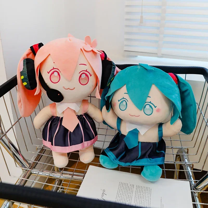 

30/50cm Hatsune Miku Plush Doll Anime Plushie Pendant Peripheral Kawaii Doll Cartoon Children Girl Customized Gifts Student Toy