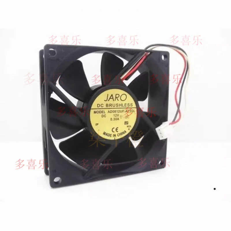 

WW for JARO AD0812UF-A73GL 8025 DC12V 0.30A 8CM 3-Pin Axial Cooling Fan