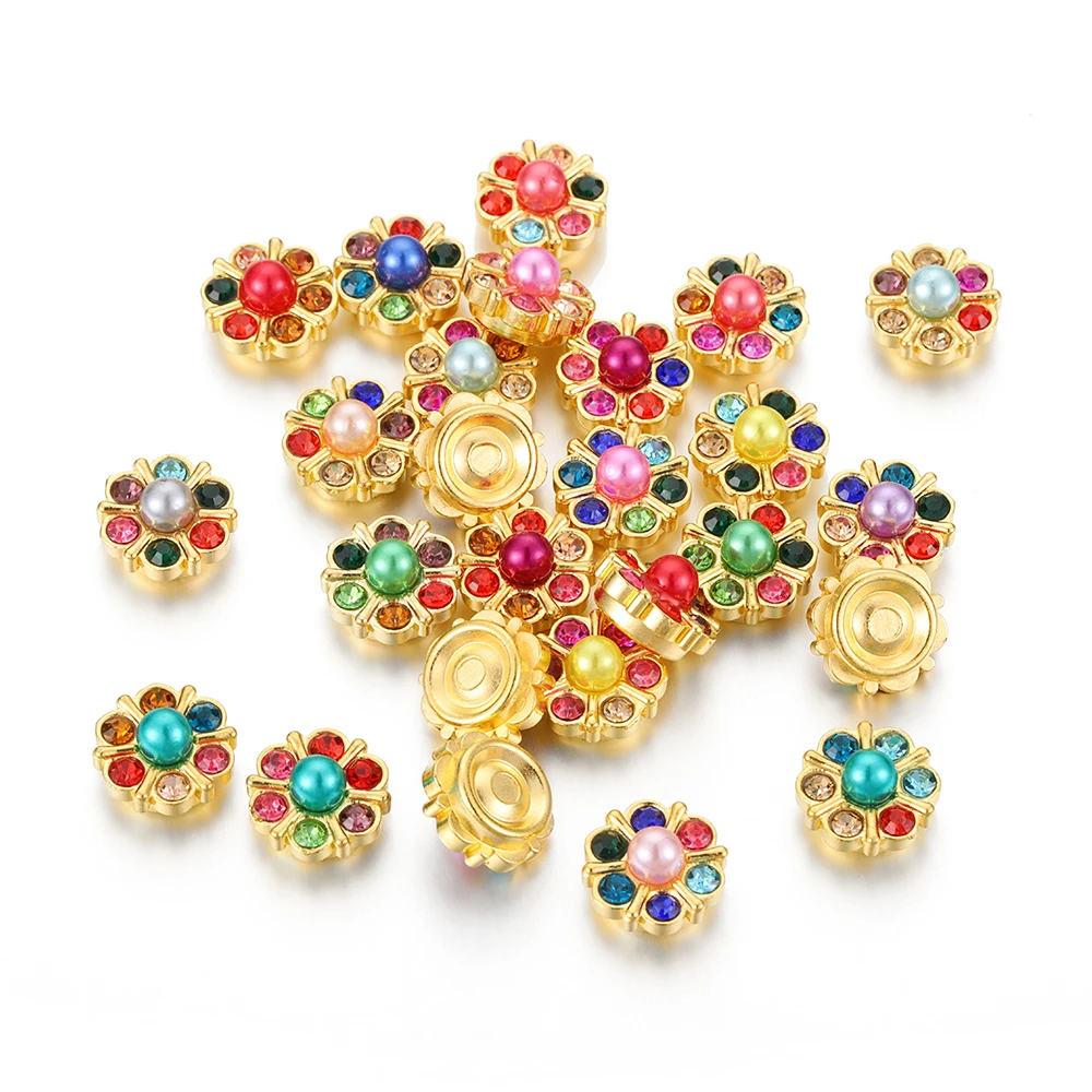 

50 шт. красочные кабошоны со стразами для ленты для волос с бантом для изготовления ювелирных изделий DIY ручная работа повязка на голову брошь Декор аксессуары поставки