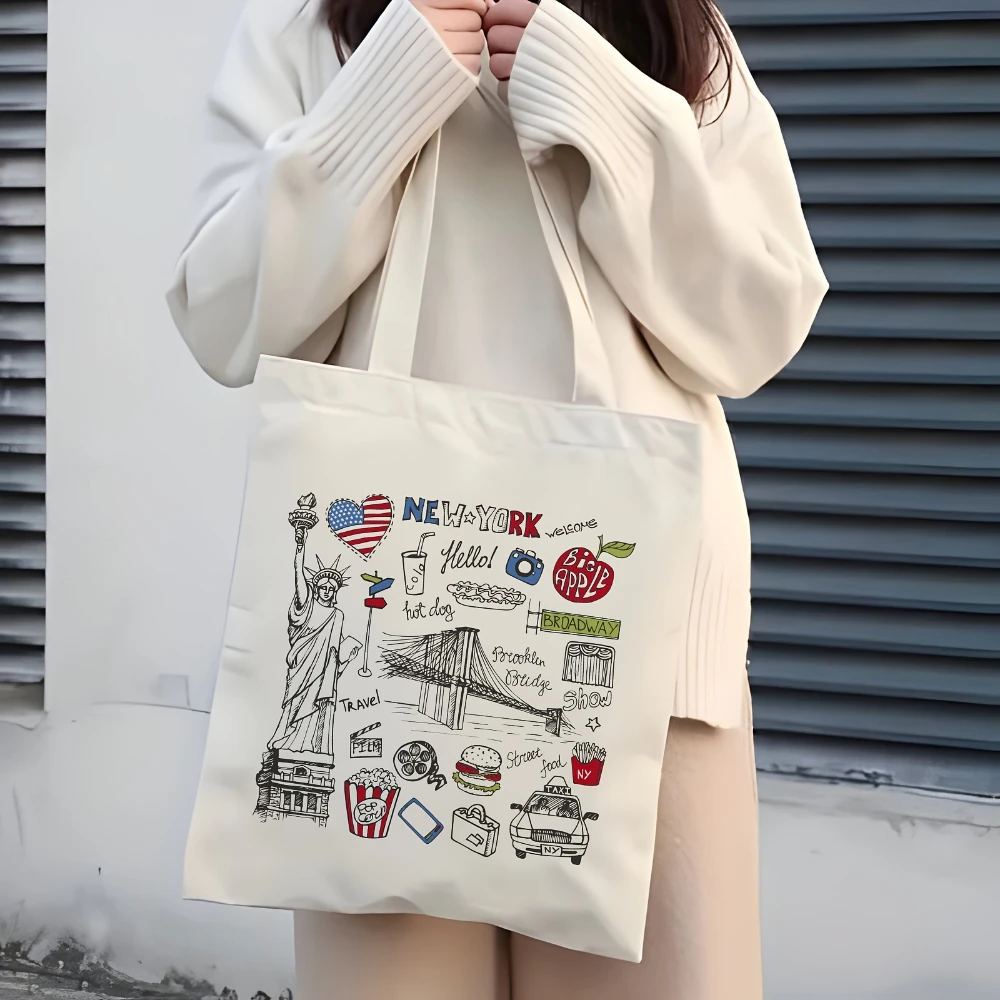 Bolsa de Lona com Estampa de P - Travel Accessories New York avaliação e preço