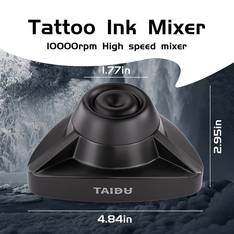 TAIDU Wireless Rechargeable Tattoo Color Mixer Shaker Suction Cup Design Color Shaker For Ink Mix Machine Tattoo Equipment