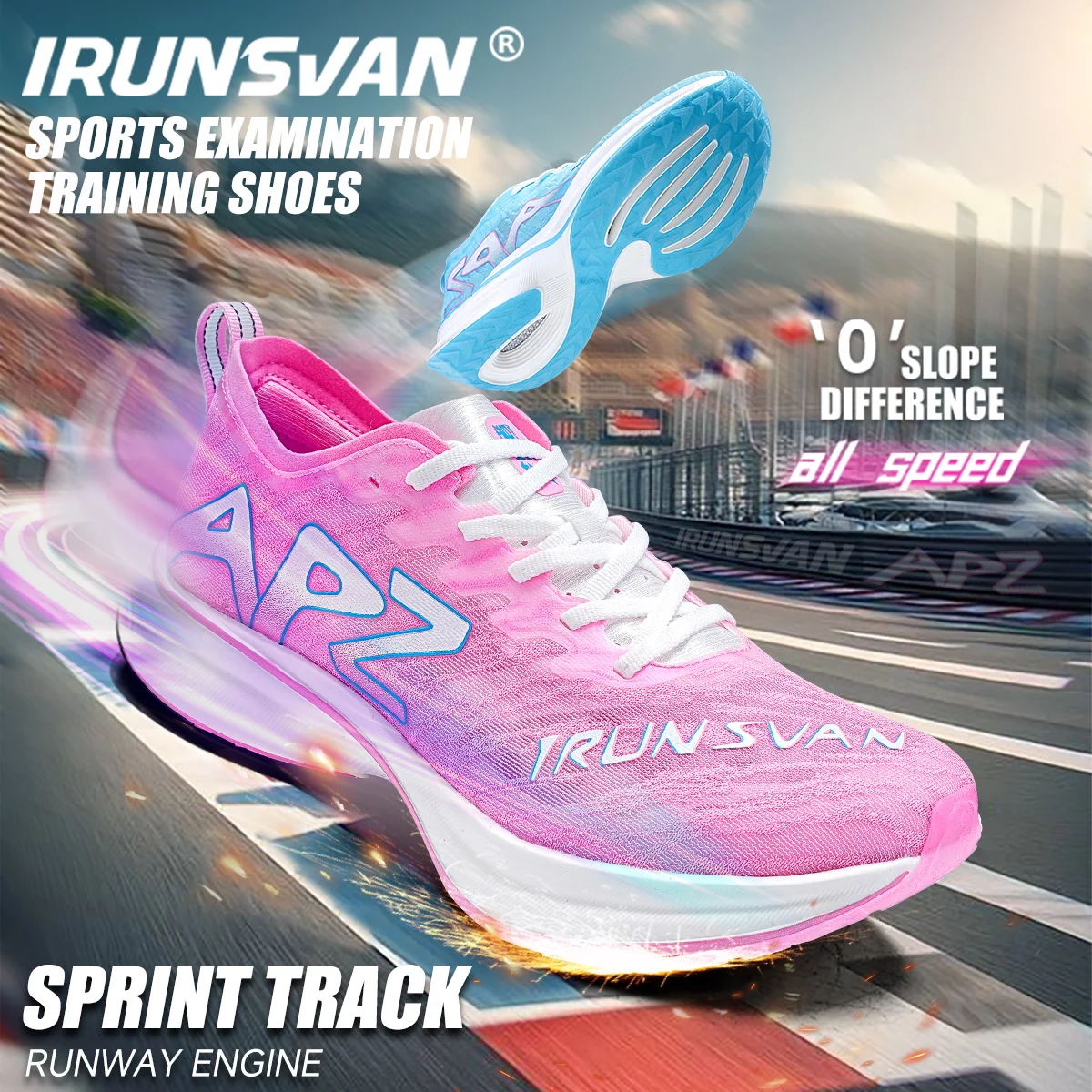

IRUNSVAN Men's Pro Carbon - plate Running Shoes: Great for Training, Outdoor Sports, with Top - notch Grip and Original Style