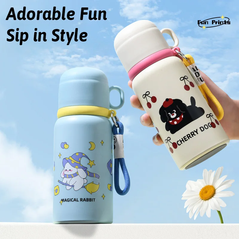 

Kids Water Bottle 500ML 316 Stainless Steel Heat Cold Retention BPA Free Portable Vacuum Thermal Insulation Tumbler Thermos Cup