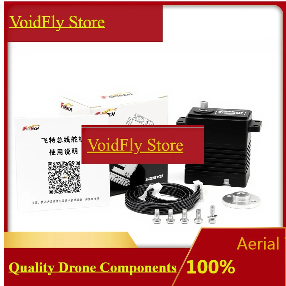 VoidFly Feetech SM-2930-C001 24V 30kg.cm 124RPM RS485 Servo 360° Rotation With Protection For Industrial Equipment/ Robotic Arm