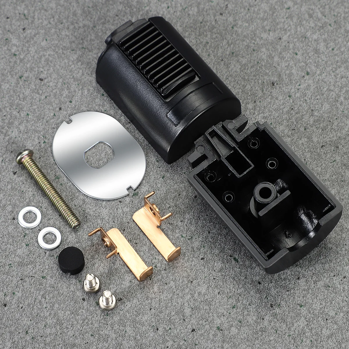 

Track Light Head Adapter Black Heavy Duty Pc Material Long Service Life Easy Installation for Rail Lighting with Electrical