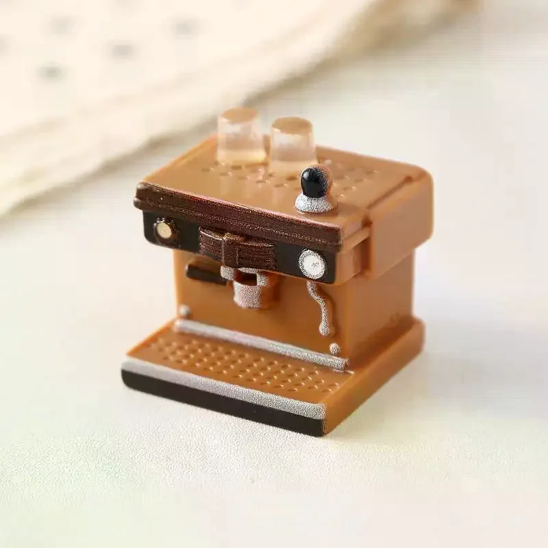 Mini Espresso Coffee Machine Fridge Magnet, Vintage Coffee Maker Refrigerator Decor Accessory