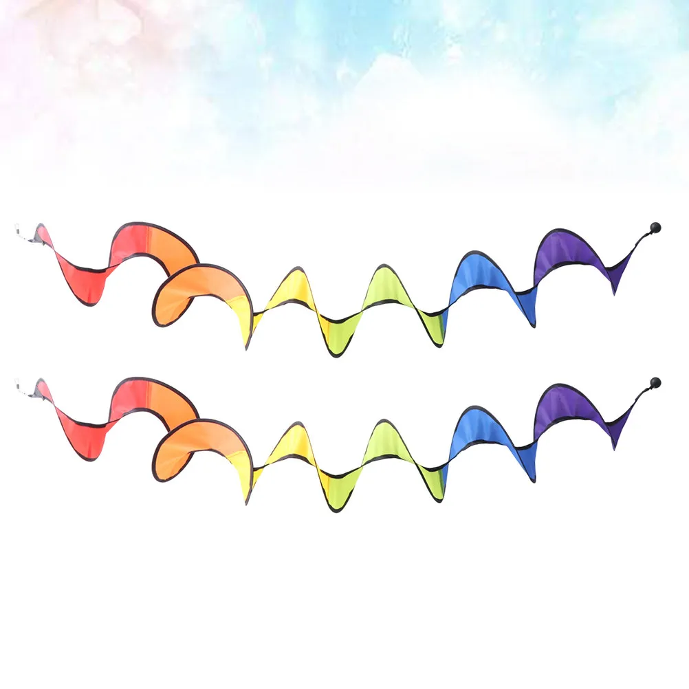 

2Pcs Spiral Windmill Colorful Foldable Hanging Decoration for Garden Yard Camping Outdoor Lawn Festival