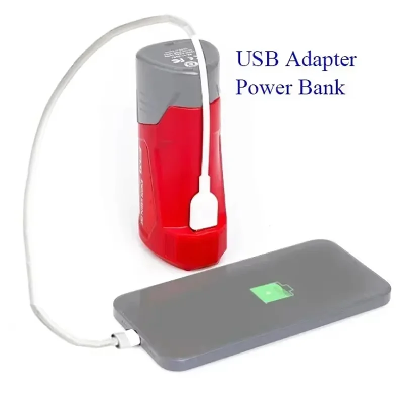 

ABJI-Supply Адаптер литиевой батареи Конвертер Зарядное устройство 12 В 10,8 В USB Power Bank Устройство вывода постоянного тока для мобильного телефона