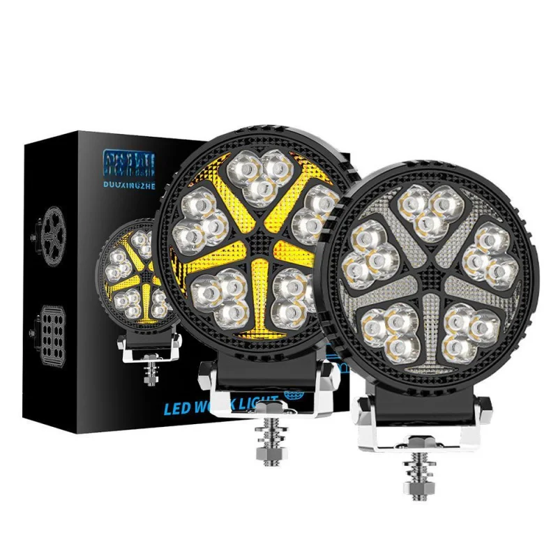 

SAAR New Product 4inch with DRL Daytime Running Light Round 15LED Off-road Front Light Modified Spotlight