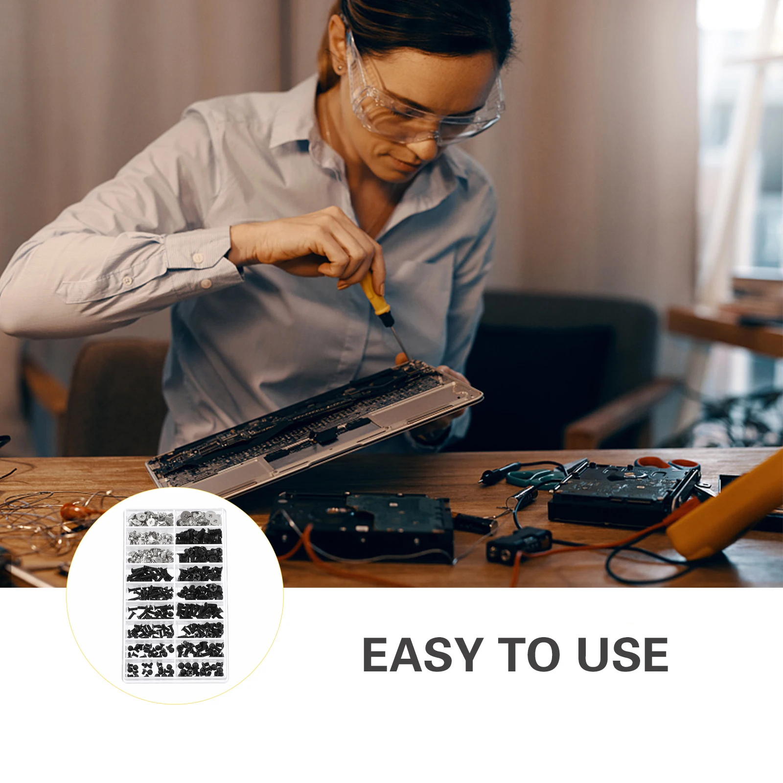 

Screw Set Countersunk Head Rust resistant Sturdy Computer Repair Replacement SSD Hard Disk Case Graphics Card Motherboard Fan CD
