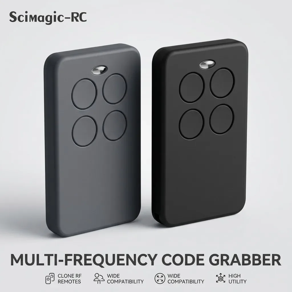 Multi-Frequency Code Grabber 280MHz-868MHz Garage Door Remote Control Duplicator Clone Copier for Gate Opener Universal Remote