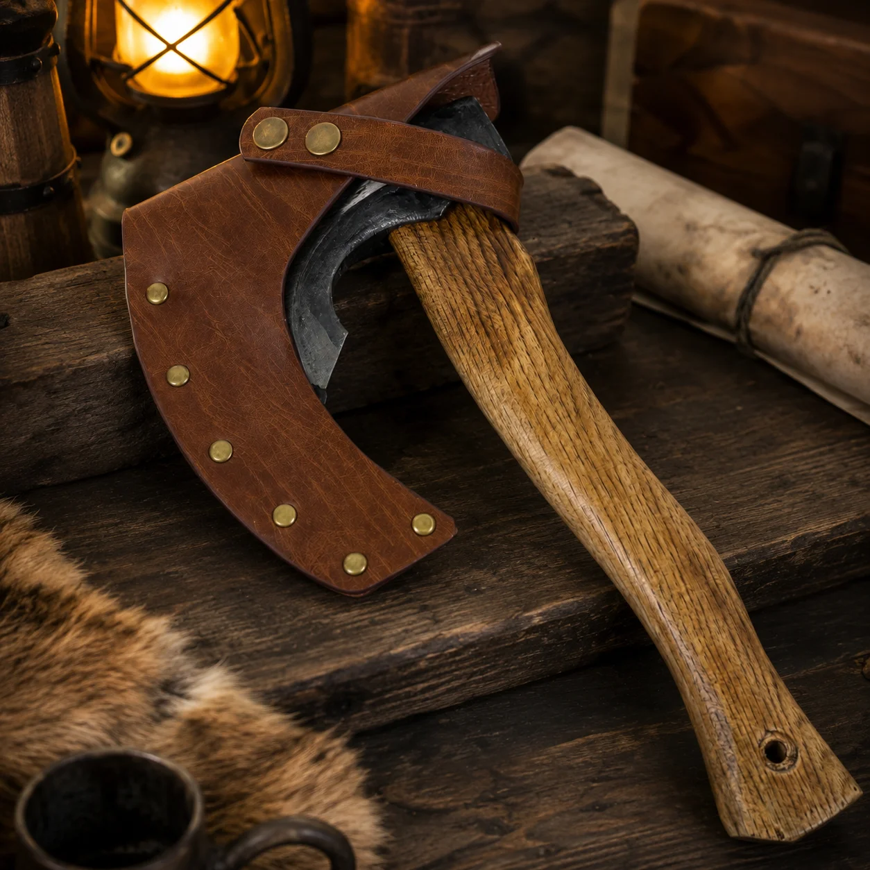 ปลอกขวานหนังเทียมยุคกลาง, ซองข - Cosplay Prop Axe บทวิจารณ์และราคา