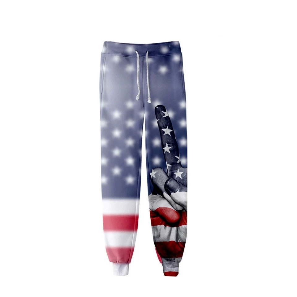 New Skull Eagle USA National Flag 3D Print Causal Clothing Fashion Men Women Tracksuits Crewneck Hip Hop Pants Plus Size S-7XL