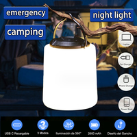 Portable Rechargeable Led Lamp Flashlight Emergency Light Outdoor Lights Camping Lantern Usb Lighting night light Work Light