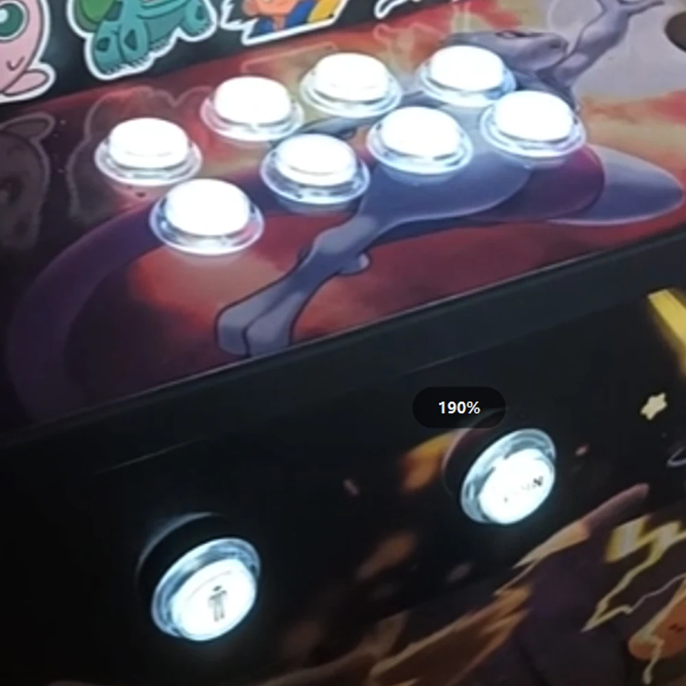 Game Player DIY SANWA Arcade Kit für PC Raspberry Pi mit LED-Druckknopf American Style Joystick USB Encoder Kabel Mame Pandora – Detail 7
