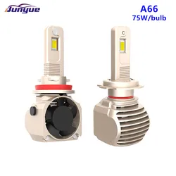 NEW A66 150W H7 LED headlight bulb H1 H4 H7 H8 H9 H11 9005 9006 9012 H7 LED fog lamps headlights for Citroen