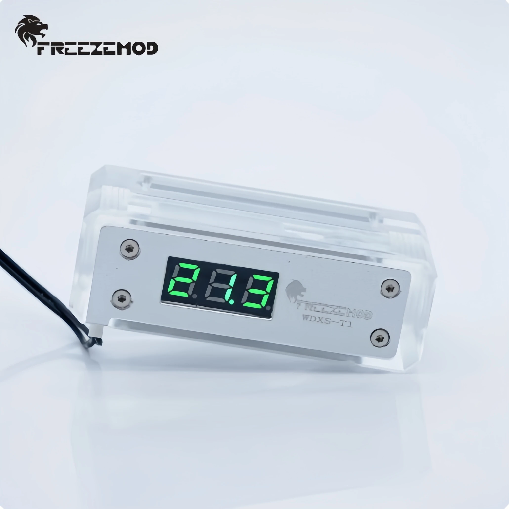 FREEZEMOD black version computer pc water cooler temperature sense POM digital monitoring straight through.WDXS-T1