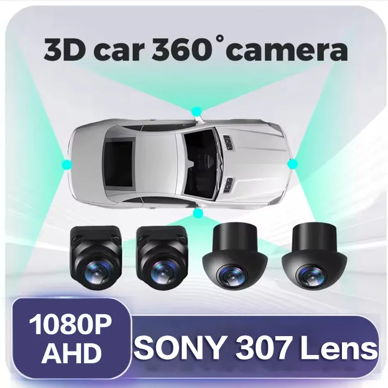 

Car 360° panoramic camera 1080p for Android multimedia screen Android multimedia intelligent system with 360APP function