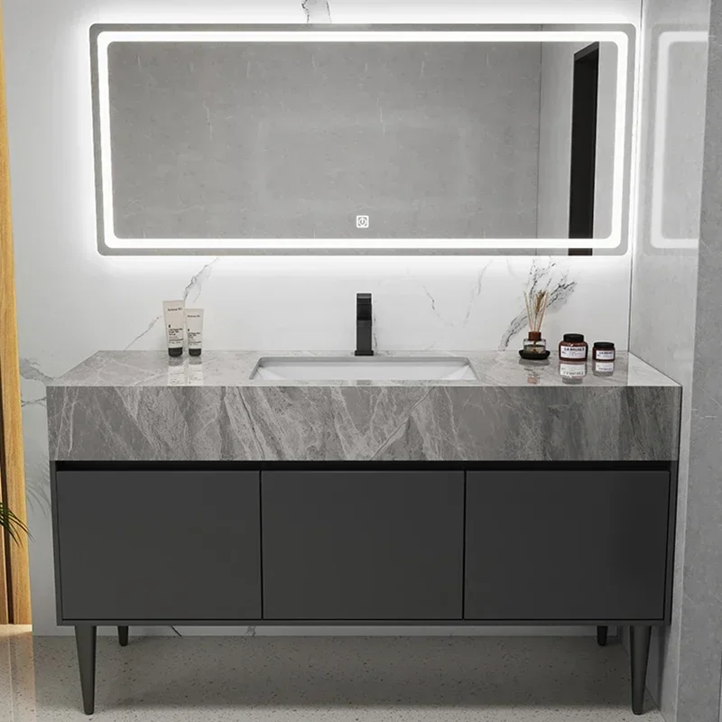 Gabinetes De baño De estilo europeo, tocador, lavabo De baño con gabinete, gabinetes con espejo, Muebles a prueba De humedad, Muebles De Baño FYBC