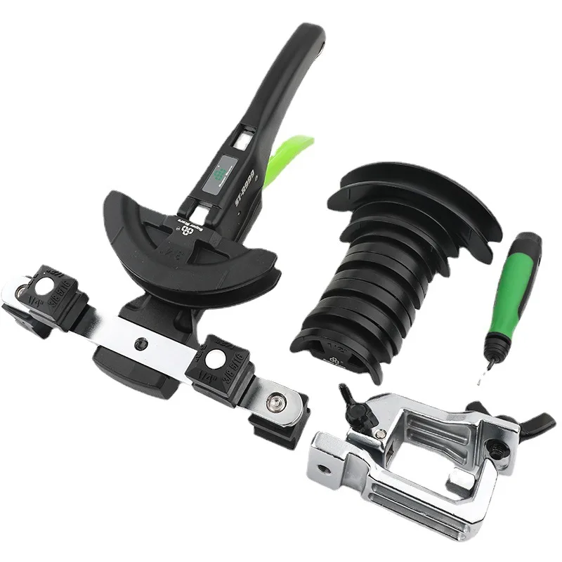 

ST-R999 Manual Pipe Bender for Copper & Aluminum 90° Forward & Reverse Bend 6-22mm Universal Bending Tool Set