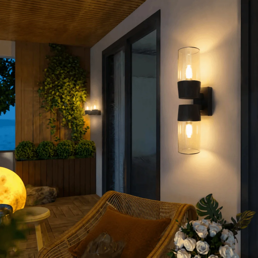 IP65 Waterproof Outdoor Wall Light Aluminum Material Decoration Light Wall Light Simple Design New Chinese Style Wall Lamp