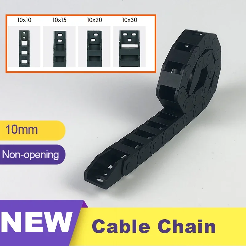 10 mm Inner Height 10x10 10x15 10x20 10x30 Plastic Towline Cable Chain Drag Chain L 1 m 10*10 10*15 10*20 10*30