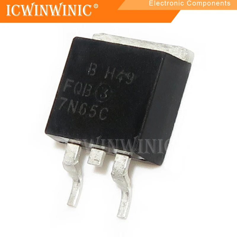 10 pezzi FQB7N65C FQB7N65