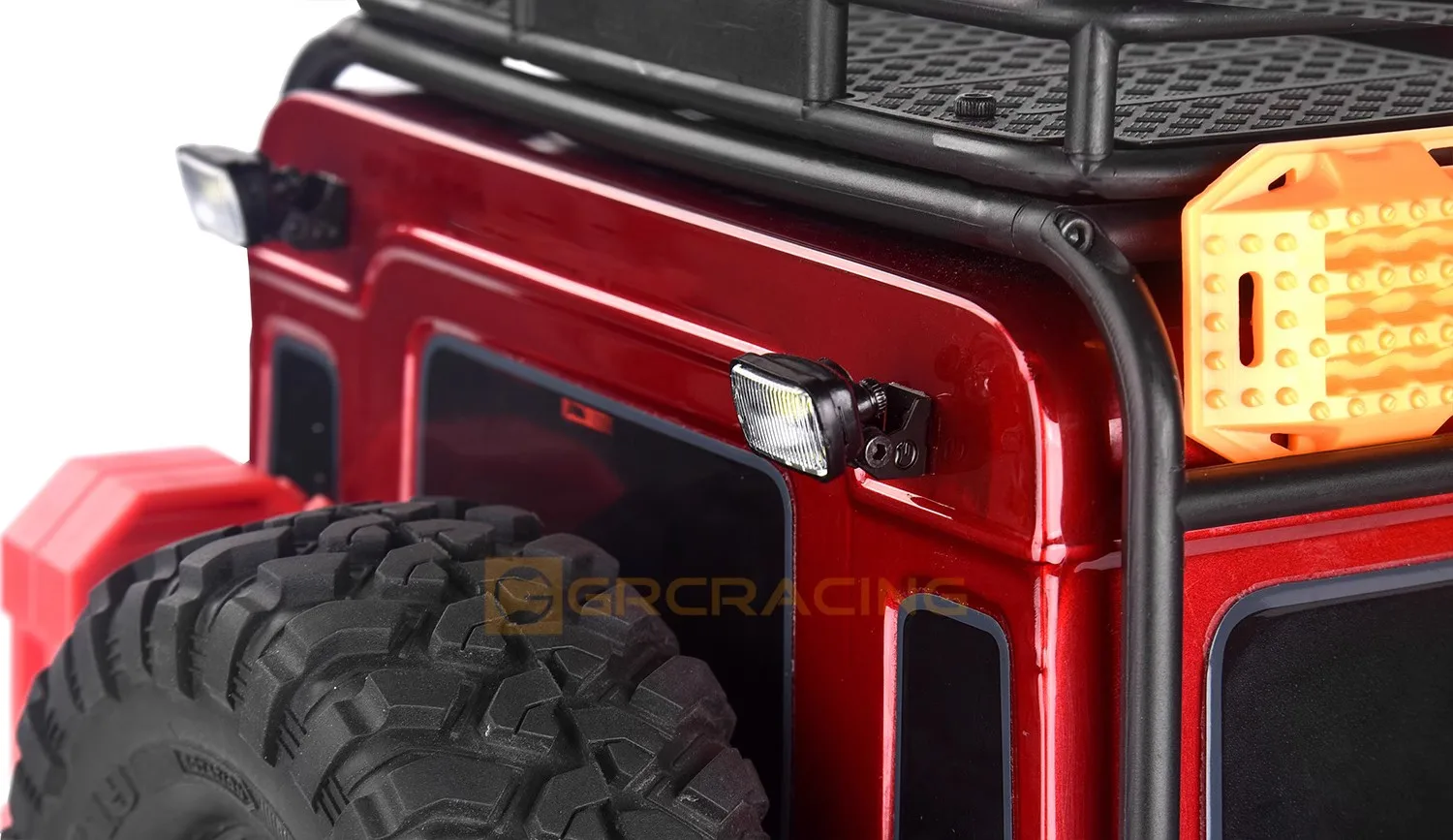 Grc 15mm Quadratische Led-leuchten Scheinwerfer Suchscheinwerfer Rücklicht Für 1/10 Rc Auto Trx4 Defender Bronco Trx6 Axial Scx10 D90 d110 G157nw – Detail 8