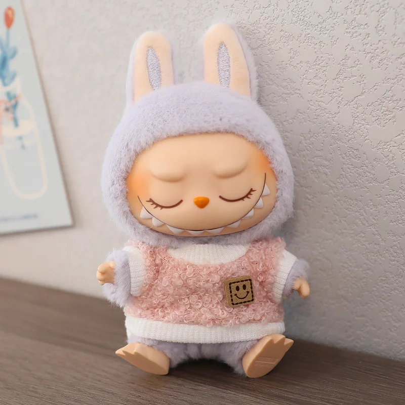 Only Labbubu Clothes Labubu Doll Accessories Kawaii Jewelry Cute Doll Ornament Christmas Gift Creative Labubu Keyring Kids Toys