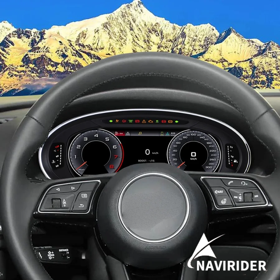 12.3 Inch Virtual Cockpit Digital LCD Instrument Cluster Speedometer Dashboard Screen Plug and Play For Audi A3 2014-2020