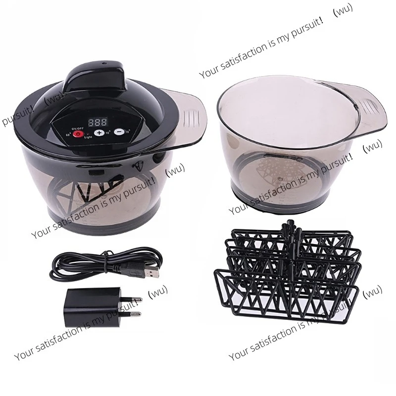 Electric hair cream automatic mixer mixing bowl, hair dyeing stirring hairdressing tool DIY