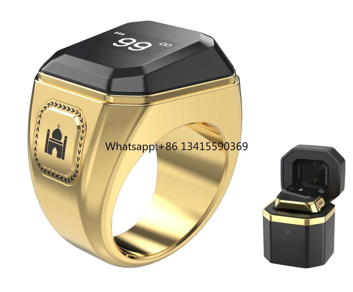 

Rings Tasbeeh Gift Design Superwin Zikr Counter Muslim Smart Ring With Tasbih Online Azan Sunrise Alarm Clock Function Bw01