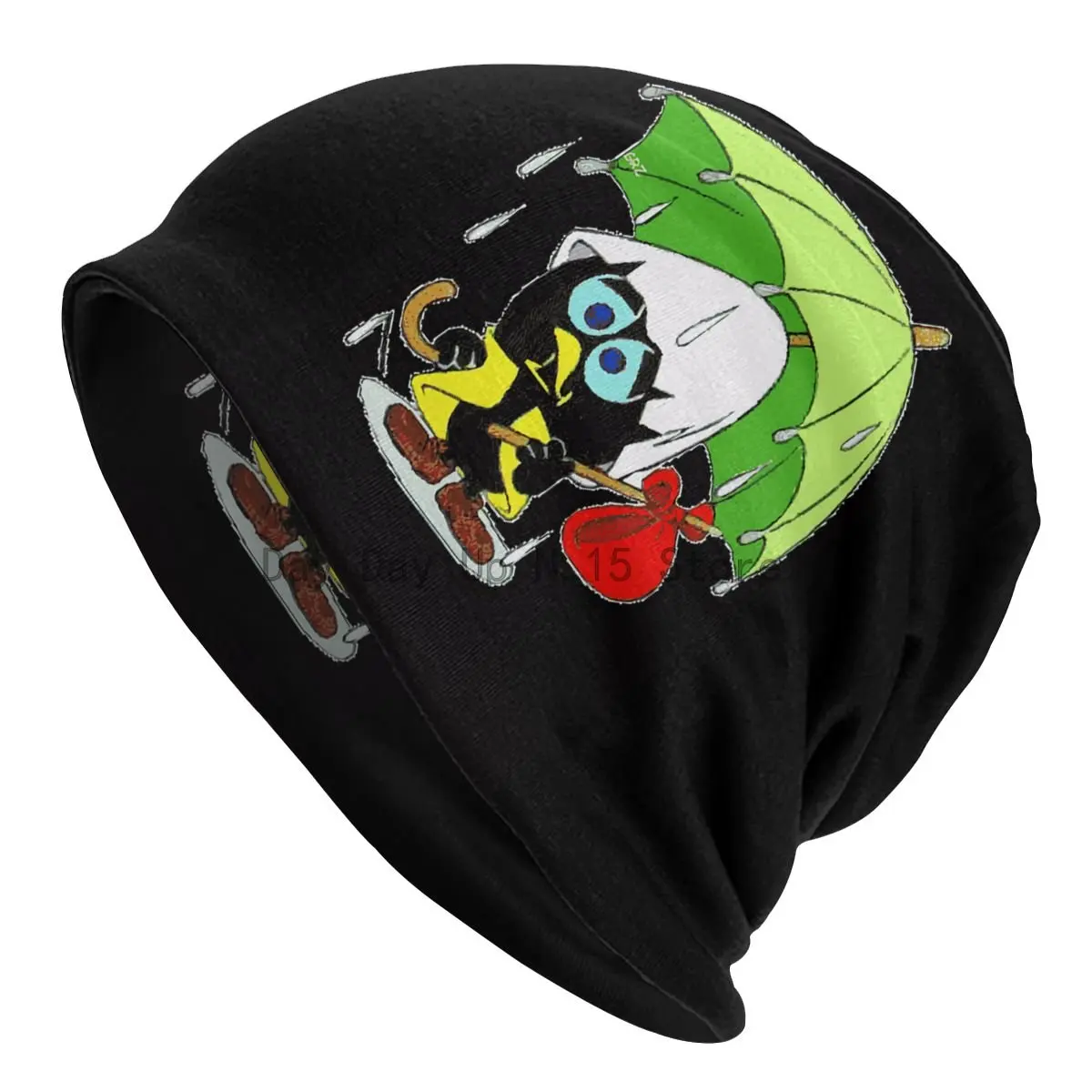 Calimero Bonnet Homme Fashion Knitted Hat For Men Women Winter Warm Comics Beanies Caps