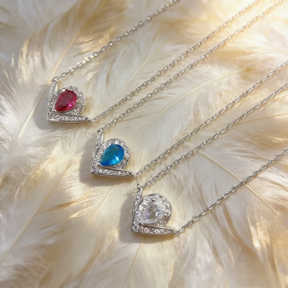 Colección de moda 2026, collar brillante con forma de V y corona francesa para mujer, regalo de fiesta de moda de la suerte