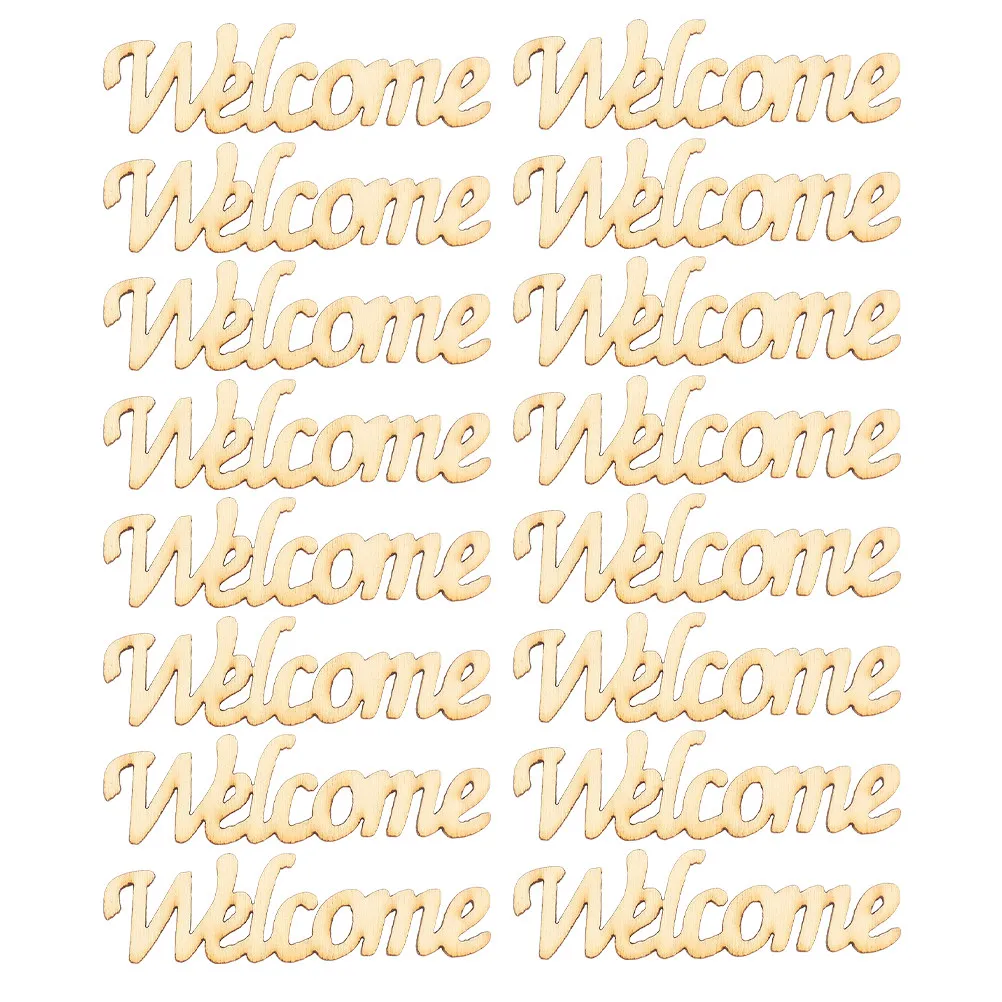 

60 шт. неокрашенных деревянных заготовок английских слов для самостоятельной росписи, заготовки для поделок, для декора стен, подвесного домашнего декора, свадебного декора