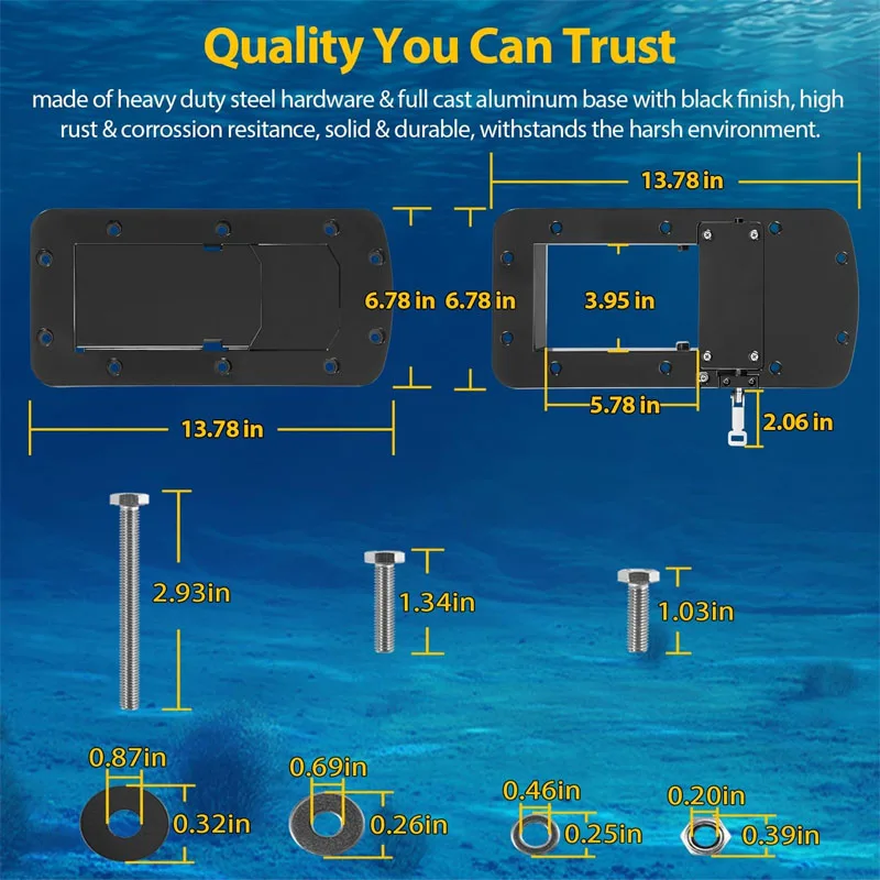 ชุดวงเล็บยึดปลดแบบเร็วซีรีย์8M0092064 Xi สำหรับมอเตอร์ขับเคลื่อนรถ Xi3 Xi5ล้อลากสีดำ