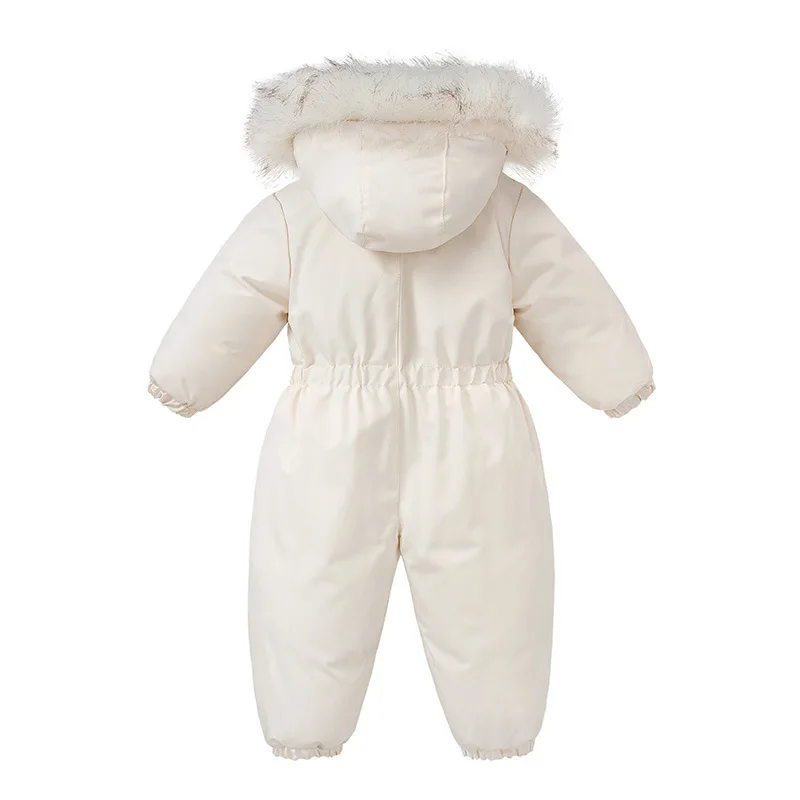 RAISE -30 Degree Kids Winter Jumpsuit Plus Velvet Warm Children Winter Overalls 1-5 Years Baby Boys Snowsuit Infant Girl Rompers