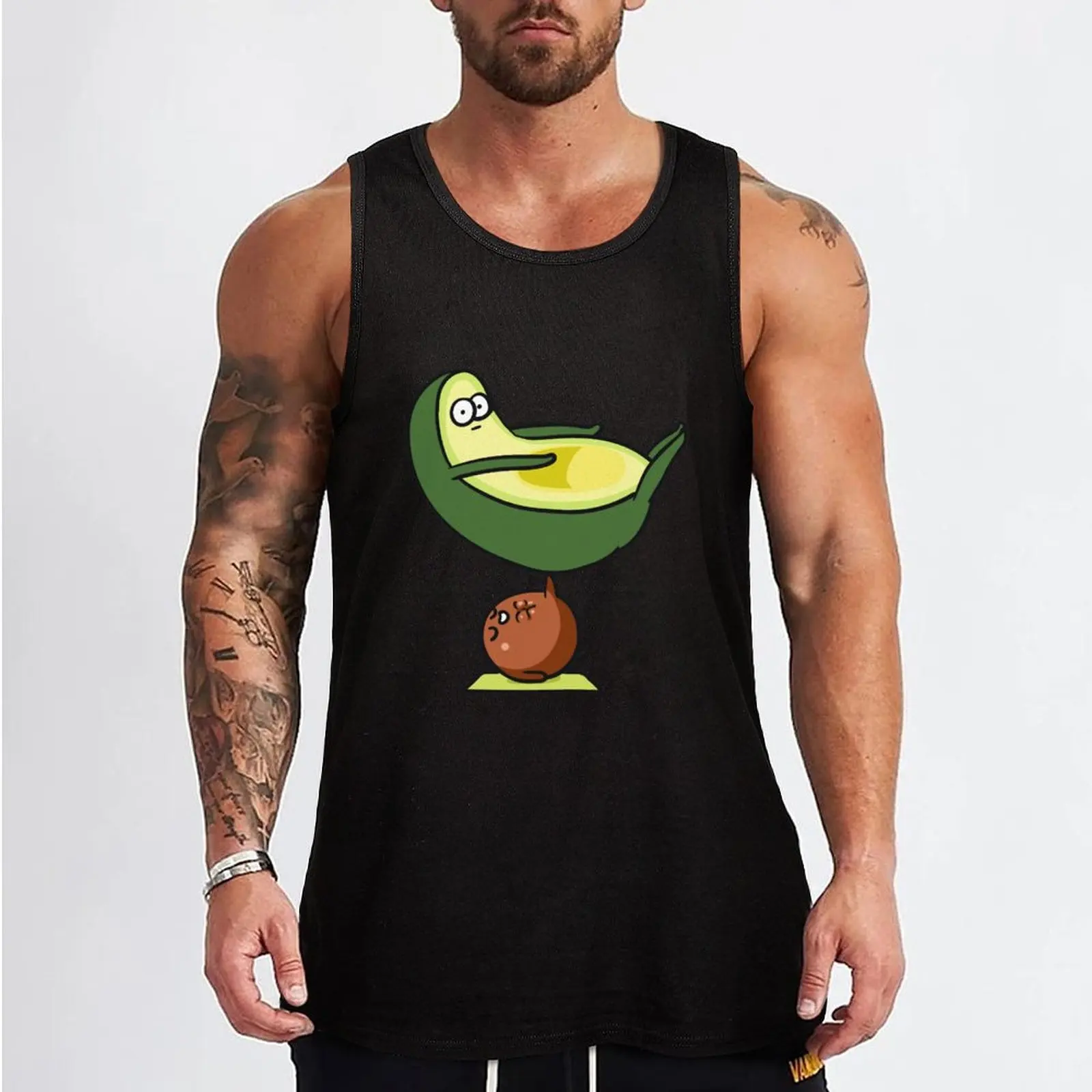 Strong Core Avocado Acro Yoga Tank Top sexy clothes men gym clothing new in tops & t-shirt sleeveless jackets