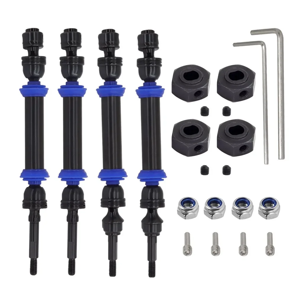

Hardened Steel Front Rear Drive Shaft CVD Driveshaft for 1/10 Trxs Slash 4x4 RC Car Upgrade Parts