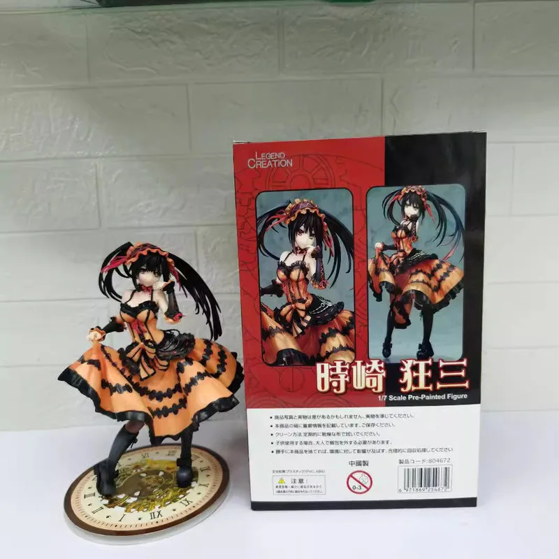 2025 New Figma585 Date A Live Tokisaki Kurumi Action Figure Tide Decoration Acgn Desktop Decoration Birthday Christmas Gift Toy